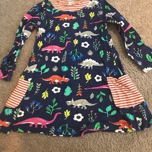 Navy Dino Dress